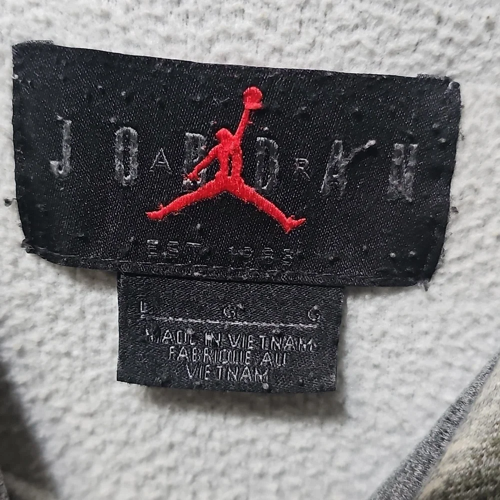Jordan Grayish Green Men's Hoodie Size Large